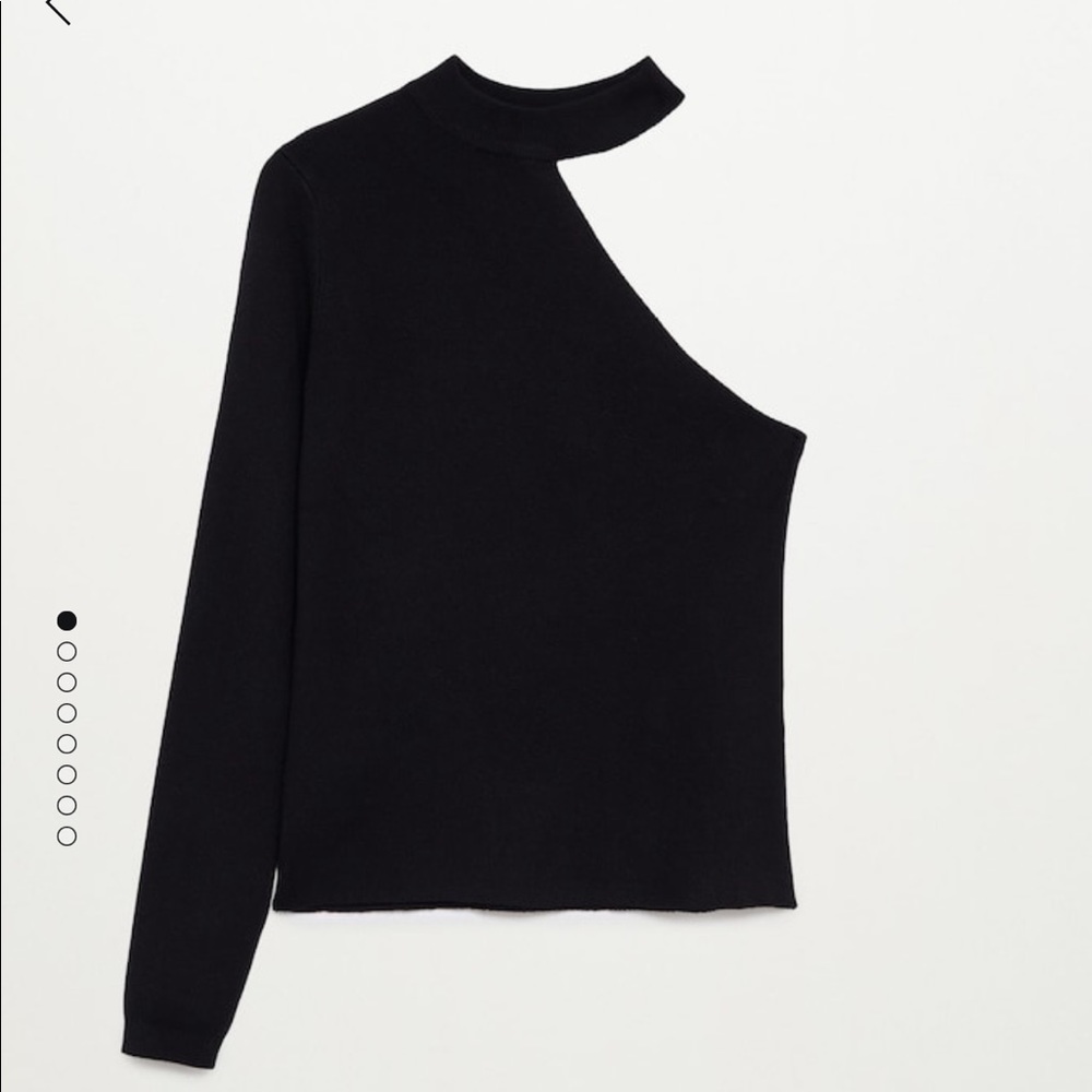 Mango Asymmetric Knitwear Top NWT
